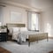 Martha Stewart Corbin Queen Size Solid Wood Platform Bed w/Wooden Headboard and Footboard, Brown Gray MG-090026-Q-WOAK-MS - alternate 1